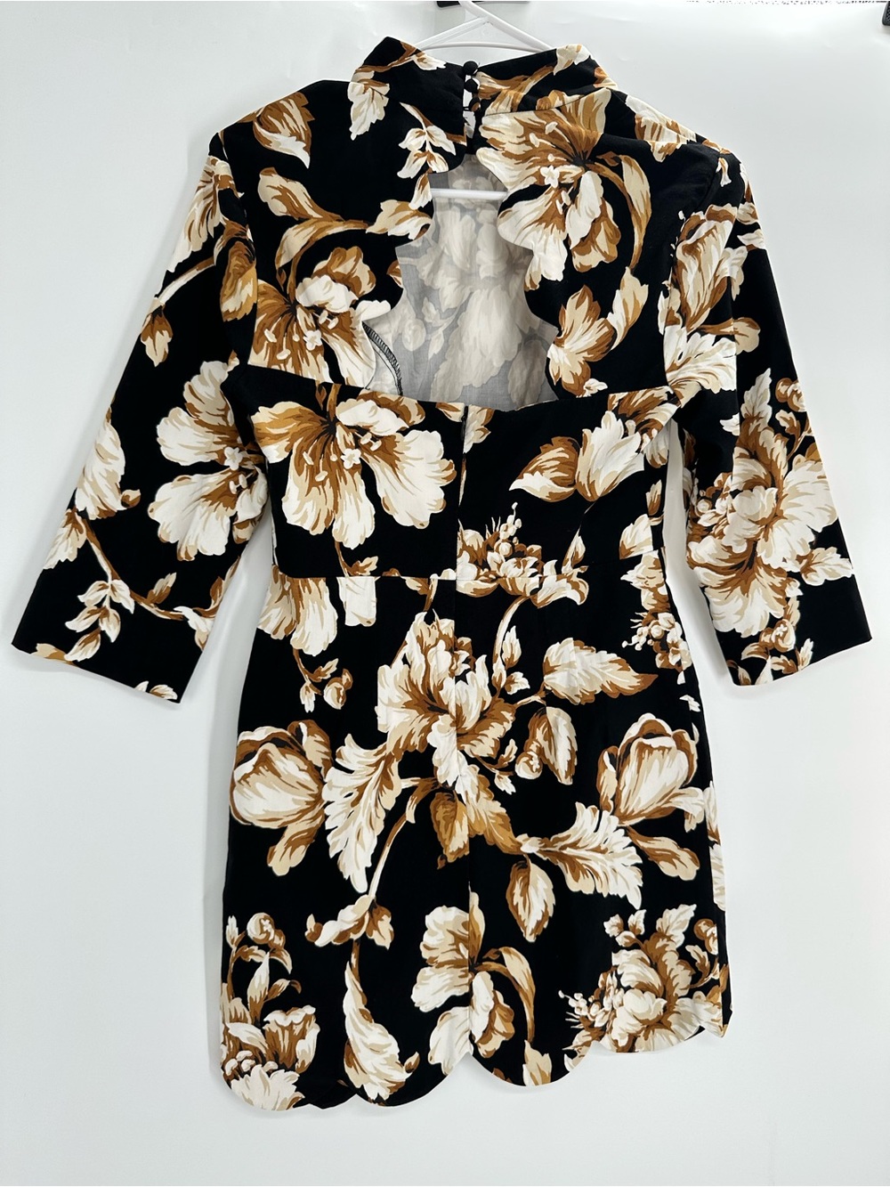 NWT Maeve Anthropologie Mock-Neck Shift Mini Dress Size 4 Petite - Picture 7 of 12